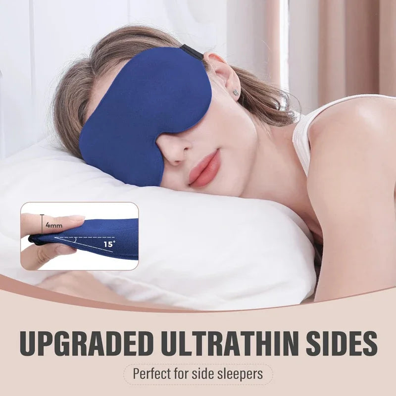 3D Blackout Sleep Eye Mask – Soft Breathable Padded Blindfold Sleep Eye Mask P3