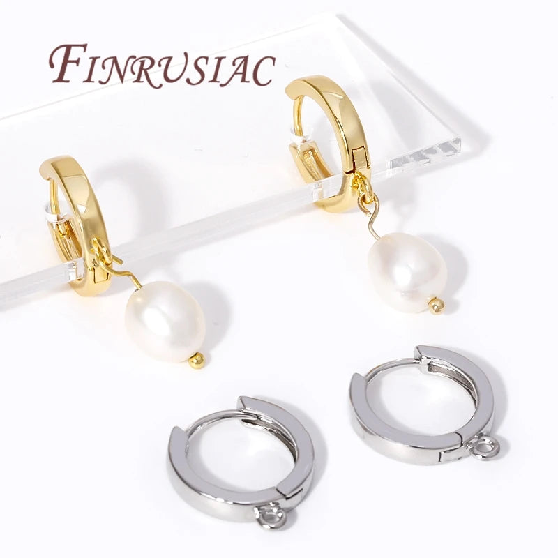 18K Gold Plated Earring Hook Clasps | DIY Earwire Findings Earring Hook Findings P3