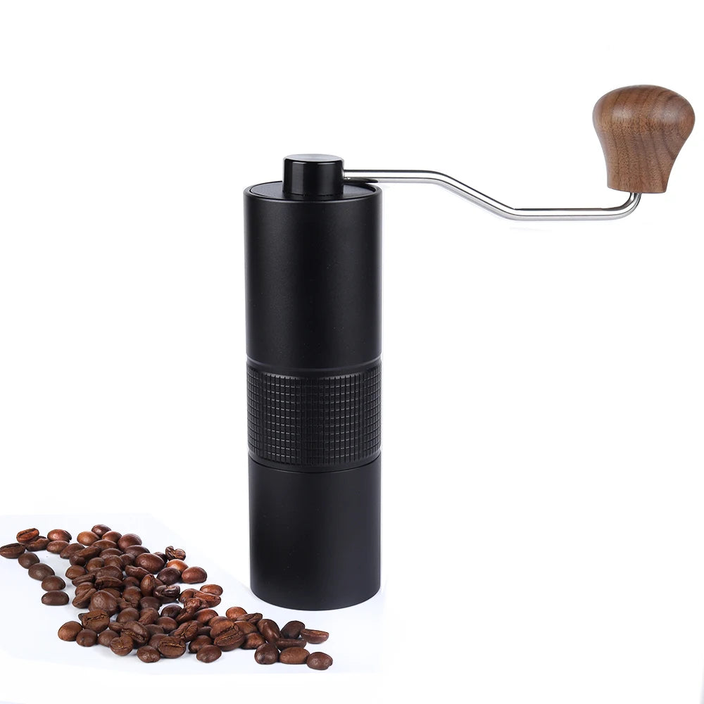 DUTRIEUX Portable Manual Coffee Grinder – Adjustable Black Manual Coffee Grinder P3 Black