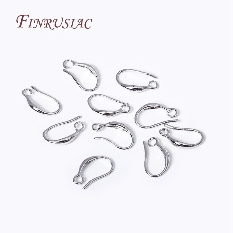 18K Gold Plated Earring Hooks with Open Loop – DIY Findings Earring Hooks Findings P3