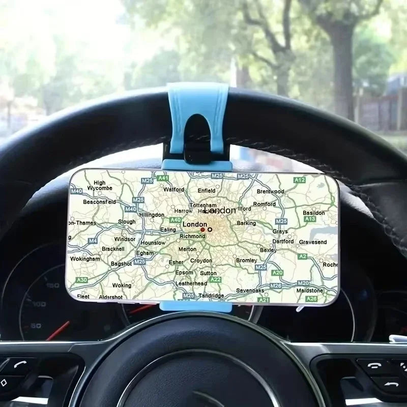 Universal Steering Wheel Car Phone Holder – Telescopic Clip Car Phone Holder P3