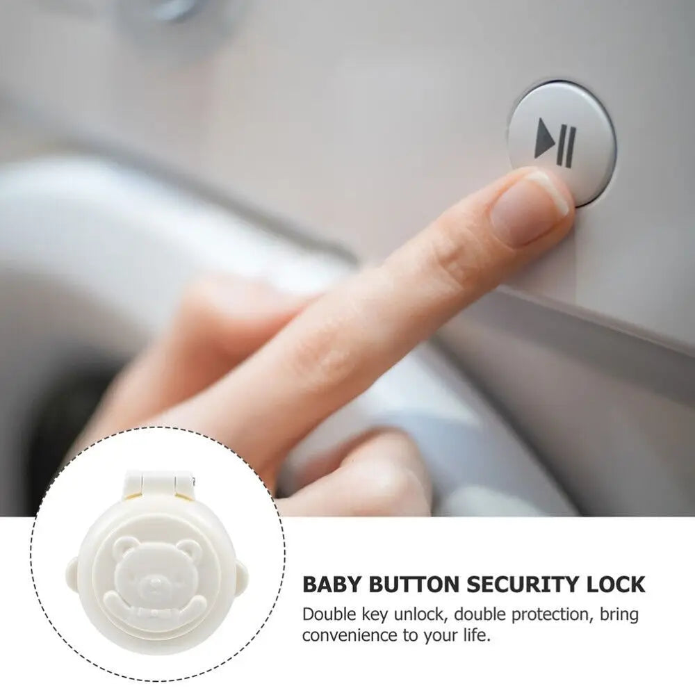Baby Proofing Button Protection Covers | Child Safety Locks 2-Pack Baby Safety Lock P3 Default Title