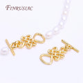 18K Gold Plated Brass OT Toggle Clasp for Bracelet & Necklace Jewelry Toggle Clasp P3 18K Real gold plated 5 Pieces