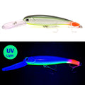 B&U Deep Diver Long Bill Minnow Lure – Pike Zander Perch Deep Diver Fishing Lure P3 green red 1pc-11.5cm-29.2g