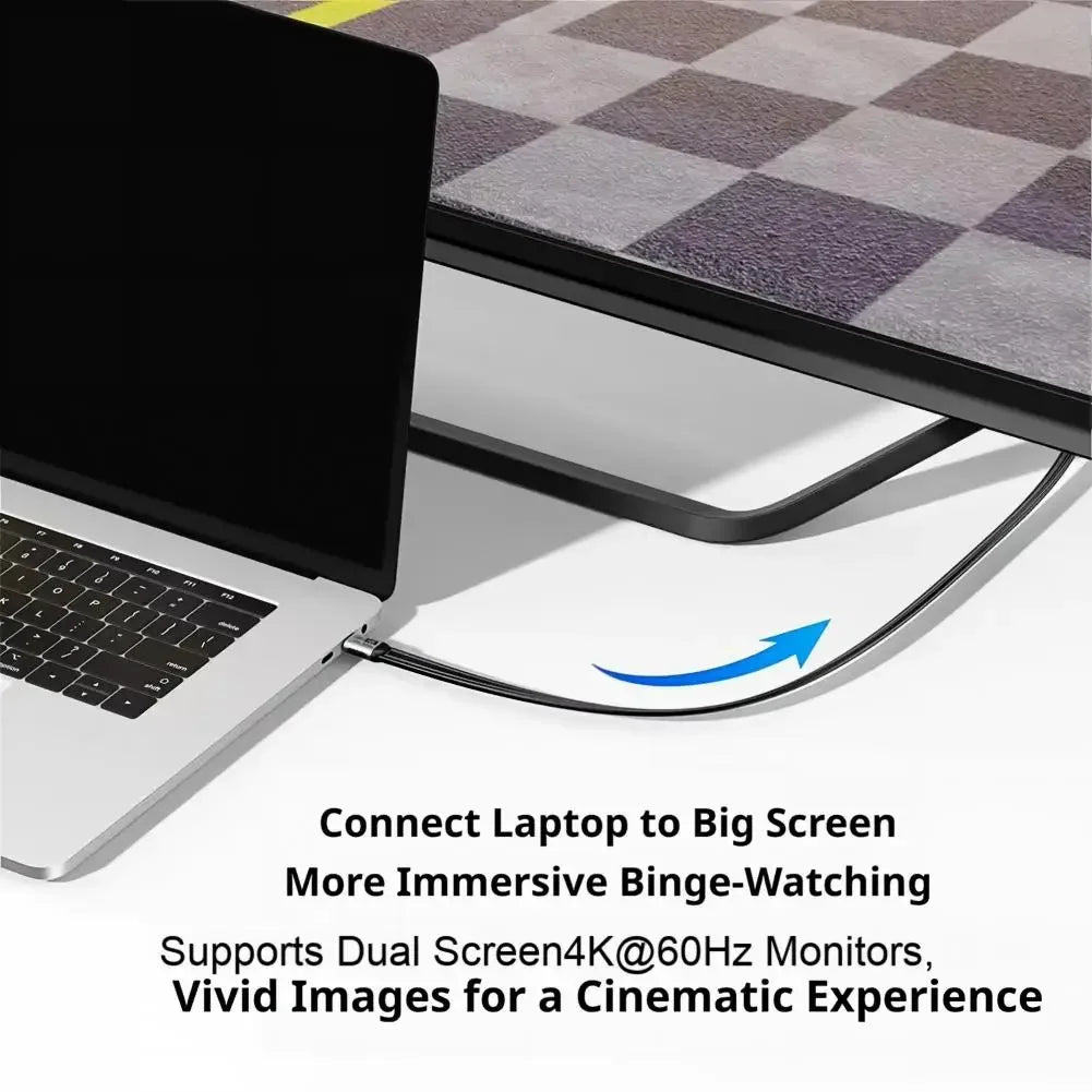 240W USB-C Cable 20Gbps Thunderbolt 5 | 4K@60Hz Fast Charge USB-C Cable P3