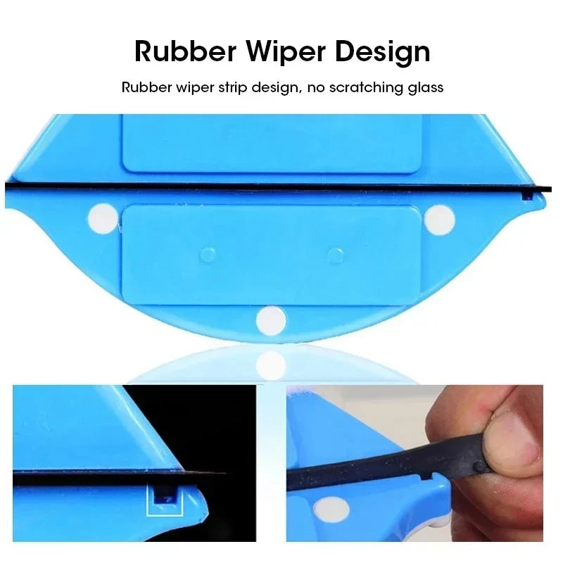 Magnetic Double-Layer Window Cleaner | Strong Grip & Drainage Window Cleaning Tool P3