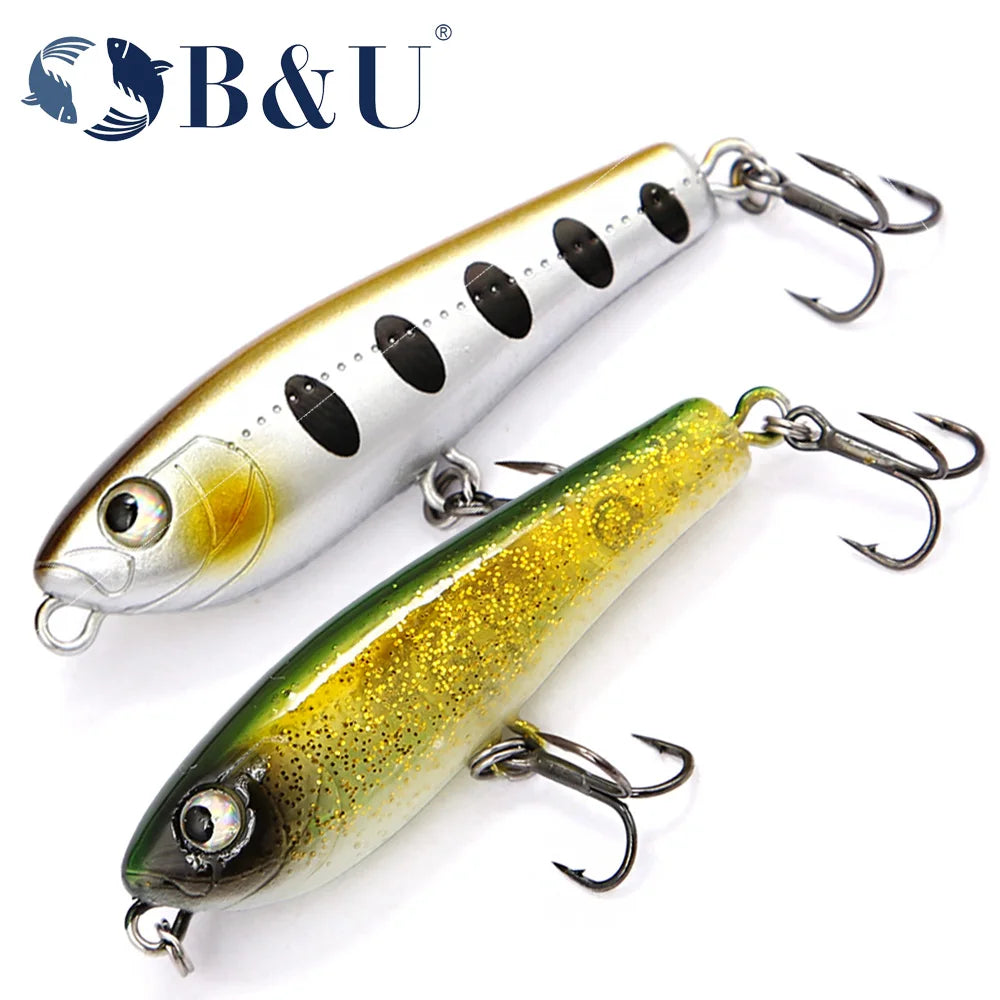 B&U Floating Pencil Topwater Lure – Fresh & Saltwater Topwater Fishing Lure P3