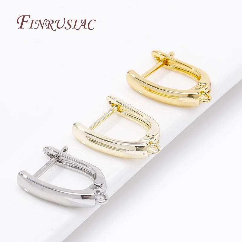 18K Gold Plated French Earring Hooks & Clasps – DIY Findings Earring Jewelry Findings P3