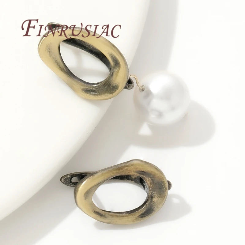 Vintage Bronze Earring Hooks & Clasps – DIY Jewelry Making Earring Hooks Findings P3