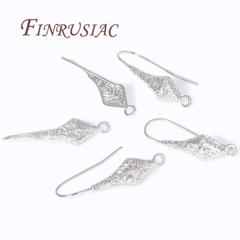 18K Gold Plated Earring Hooks – DIY Ear Wire Findings Earring Hooks Findings P3