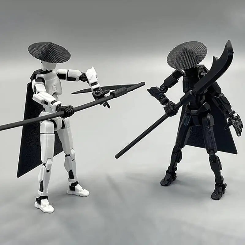 T13 Lucky13 3D Printed Multi-Jointed Robot Action Figure Action Figure P3