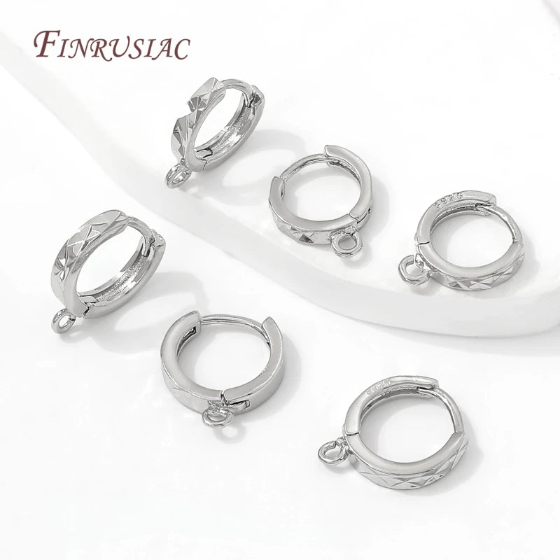 14K Gold Plated Brass Leverback Hoop Earrings – DIY Findings Earring Findings P3