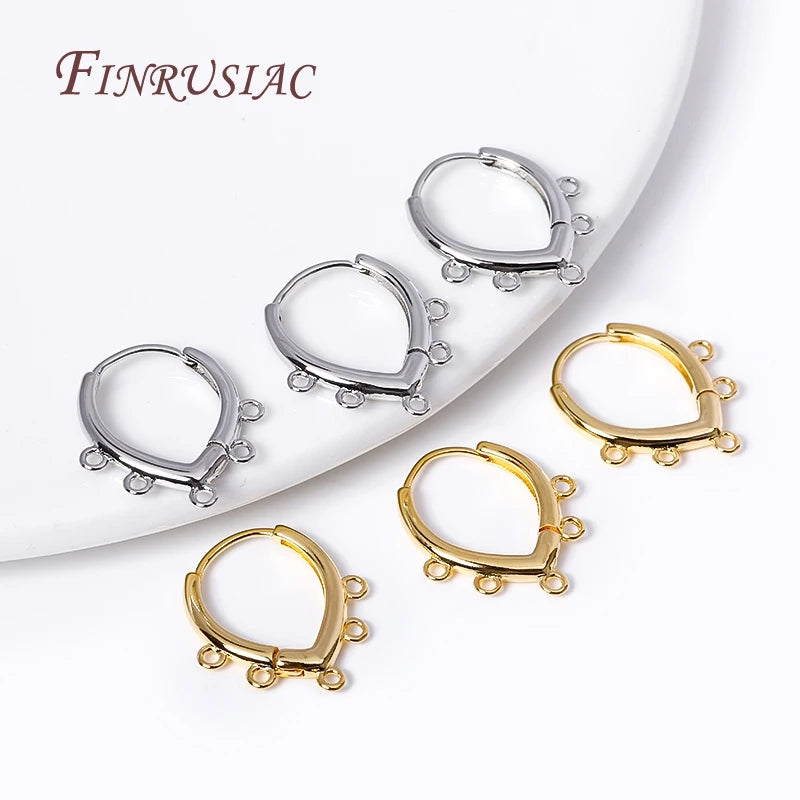 18K Gold Plated French Hoop Earring Clasps | DIY Jewelry Findings Earring Clasps & Findings P3
