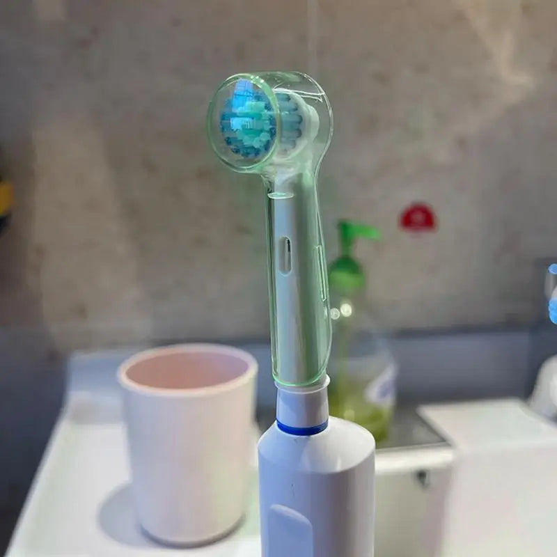 Dustproof Electric Toothbrush Head Covers – Round Cap ABS Toothbrush Head Cover P3
