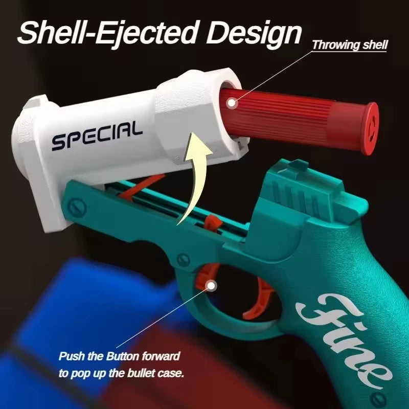 Mini S686 Shell Ejection Soft Bullet Toy Rifle for Kids 14+ Soft Bullet Toy Rifle P3