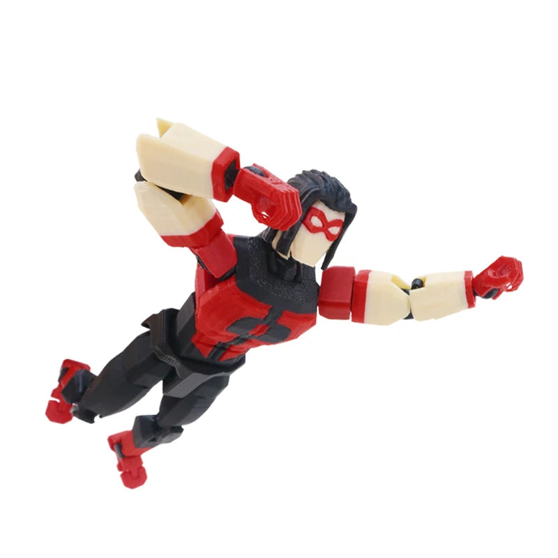 Invincible-Inspired 3D Printed Multi-Joint Posable Action Figure Posable Action Figure P3