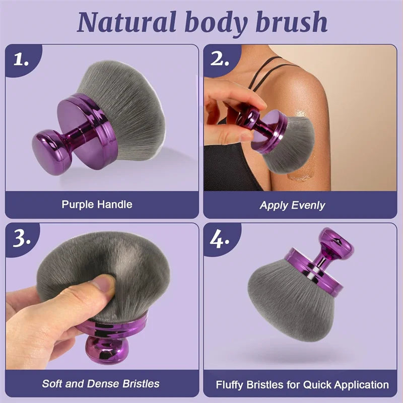 Extra Large Body Kabuki Brush for Self Tanner & Blending Body Makeup Brush P3