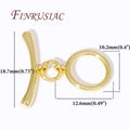 18K Gold Plated Brass OT Toggle Clasp | DIY Jewelry Findings Jewelry Toggle Clasp P3 14K Gold Plated 6 Pieces