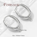 18K Gold Plated French Earring Hooks – Brass DIY Earwires Earring Hook Findings P3 Rhodium Plated 3 pairs