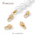 14K Gold Plated Flower Lobster Clasps – DIY Jewelry Findings Jewelry Clasp Findings P3 14k Gold Plated 2 pcs