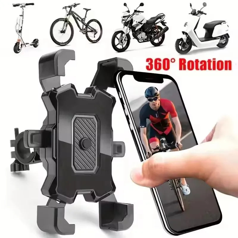 360° Bike Phone Mount – Handlebar Clamp for 4.5–7" Phones Bike Phone Mount P3