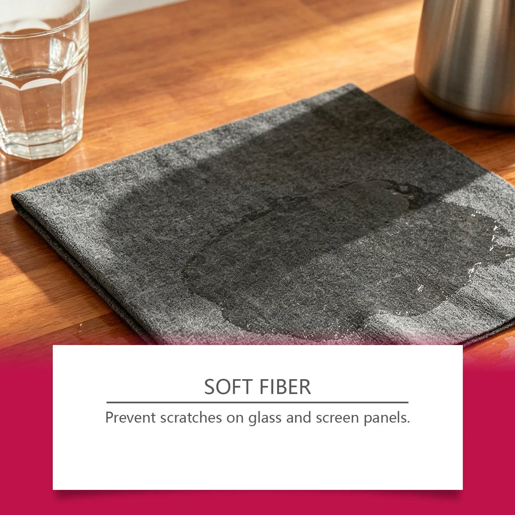 5-Pack Reusable Microfiber Cleaning Cloths | Streak & Lint Free Microfiber Cleaning Cloth P3