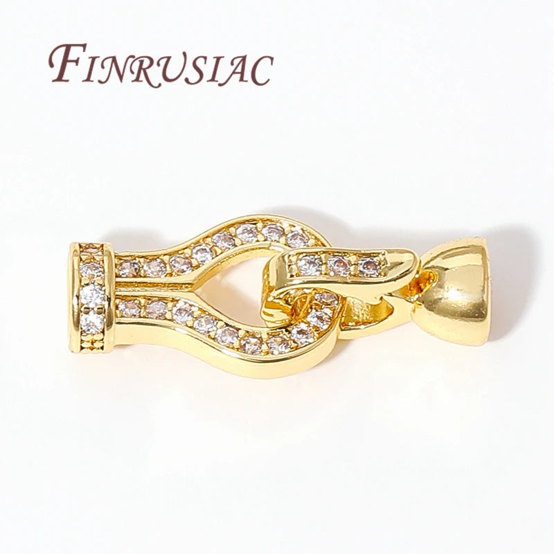 18K Gold Plated Clasp for Bracelet & Necklace – DIY Findings Jewelry Clasp Findings P3