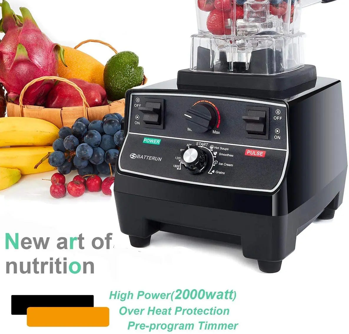 DUTRIEUX 2200W 2L Multi-Speed Blender | 6-Blade HS-767D Kitchen Blender P3