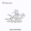 18K Gold Plated Brass Bone Tube Spacer Beads – DIY Jewelry Jewelry Spacer Beads P3 Rhodium plated 60 pcs