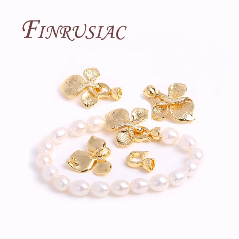 18K Gold Plated Clasps – Bracelet & Necklace Connectors DIY Jewelry Clasps P3