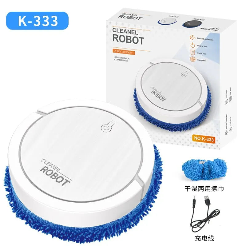 Donirt Robot Vacuum & Mop with Humidifying Spray | 1500mAh Robot Vacuum Mop P3 Style2-White