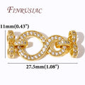 18K Gold Plated Connector Clasp for Bracelets & Jewelry DIY Jewelry Connector Clasp P3 18K Real Gold Plated 1 Piece