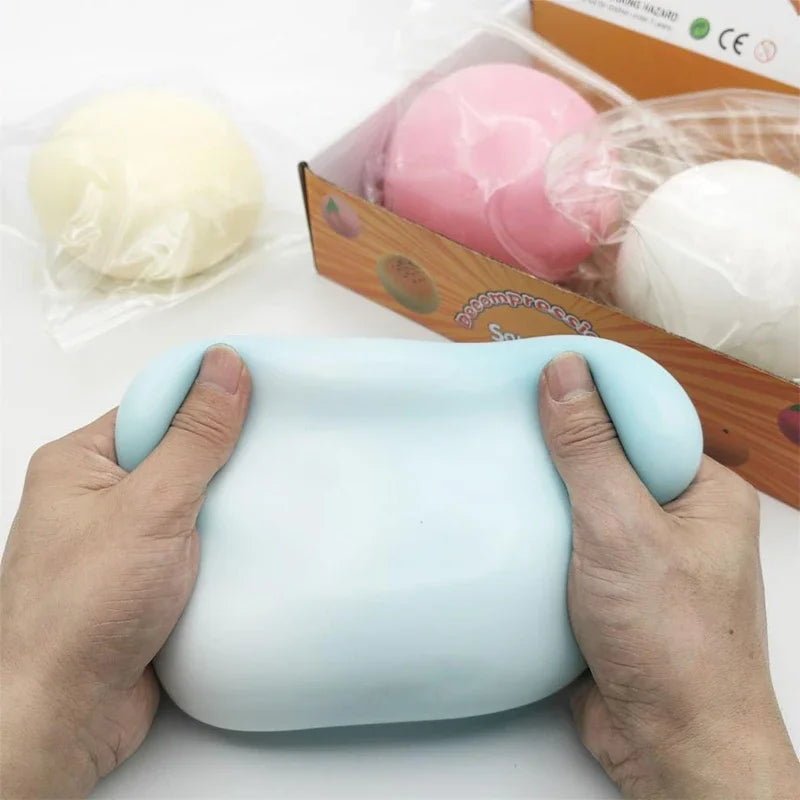 Giant Fluid Cheese Ball Slow Rebound Squeeze Toy 9cm Squeeze Fidget Toy P3
