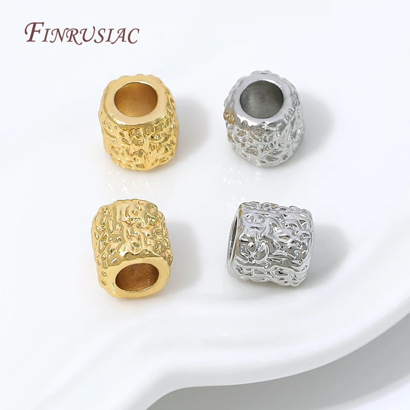 18K Gold Plated Tube Spacer Beads | DIY Jewelry Making Findings Jewelry Making Beads P3