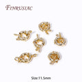 14K Gold Plated Brass Spring Ring Clasps 9/11.5/15mm DIY Jewelry Jewelry Clasps P3 14KGold Plated11.5MM 2 Pieces