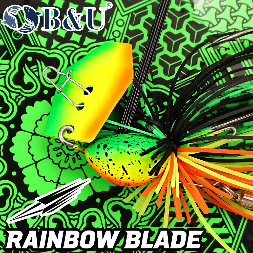 B&U Chatterbait Bladed Jig – Pike & Bass Fishing Lure Bladed Jig Lure P3
