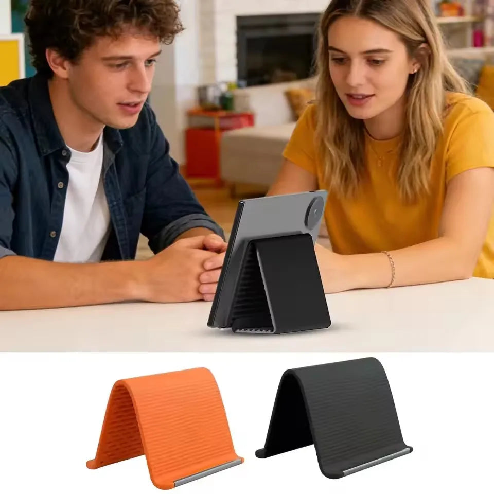 Flexible Silicone Phone & Tablet Stand – Foldable Universal Device Stand Holder P3