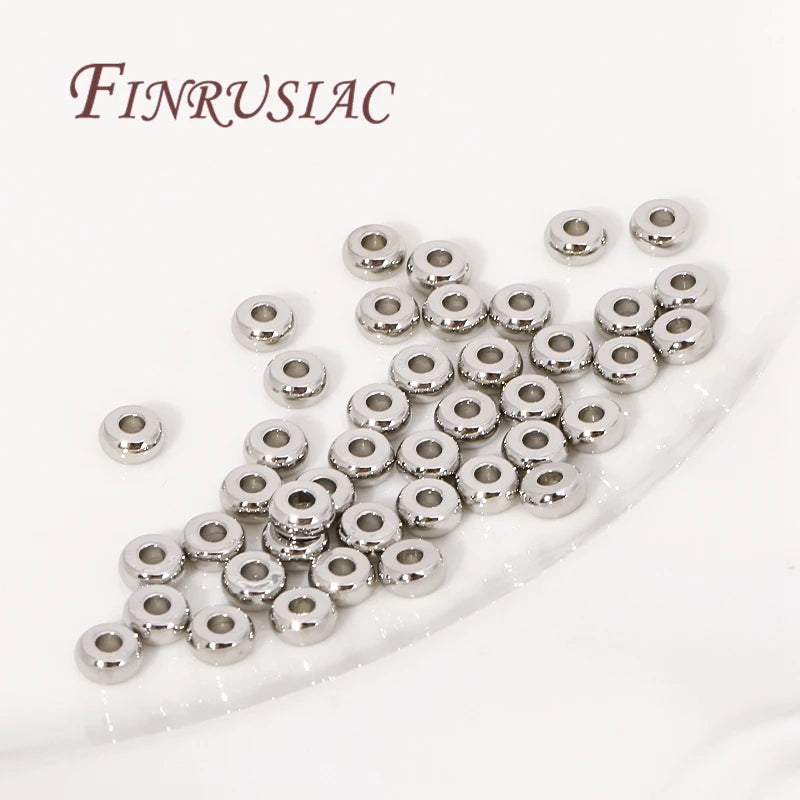 18K Gold Plated Brass Spacer Beads 4mm 5mm | DIY Jewelry Jewelry Spacer Beads P3