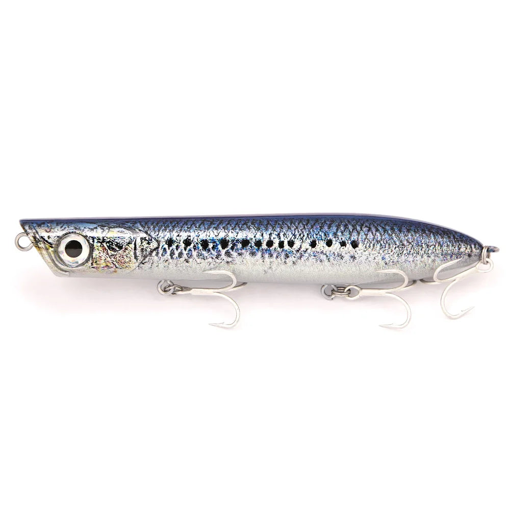 B&U 135mm Saltwater Topwater Pencil Lure | Floating Stickbait Topwater Fishing Lure P3 blue 1pc-13.5cm-28.3g