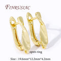 18K Gold Plated Brass Earring Hooks Findings – DIY Jewelry Earring Hook Findings P3 18K Gold Plated 2 pairs