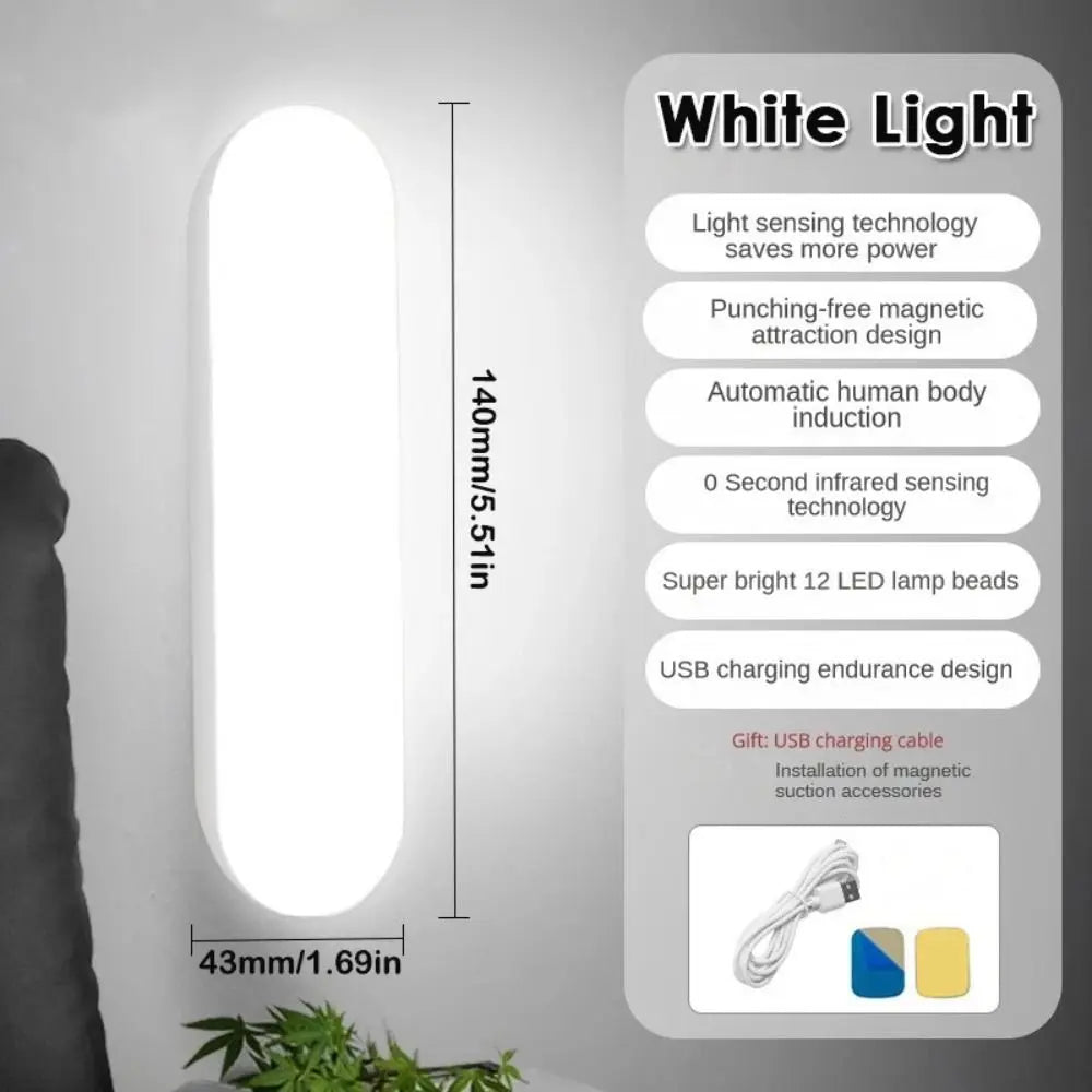 USB Rechargeable Motion Sensor LED Night Light – Dimmable Lamp Motion Sensor Night Light P3