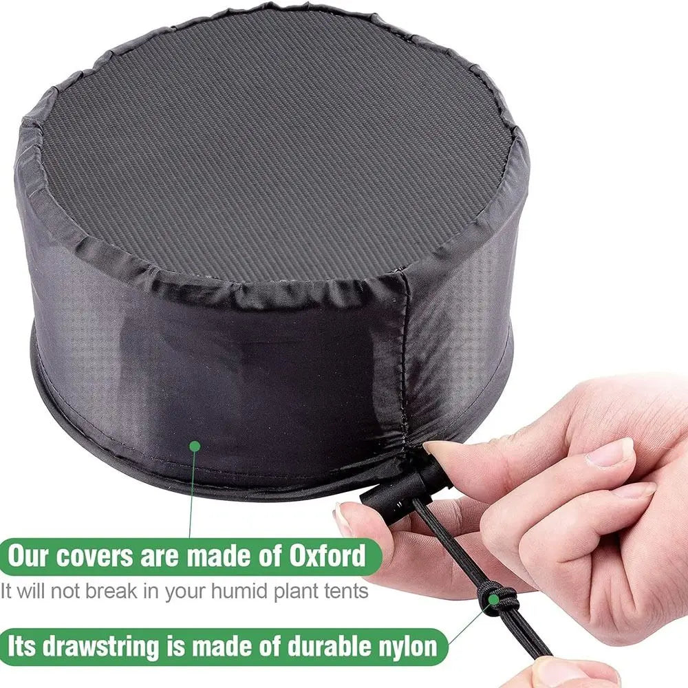 Grow Tent Duct Vent Filter Cover with Elastic Band – 2 Pack Grow Tent Vent Cover P3
