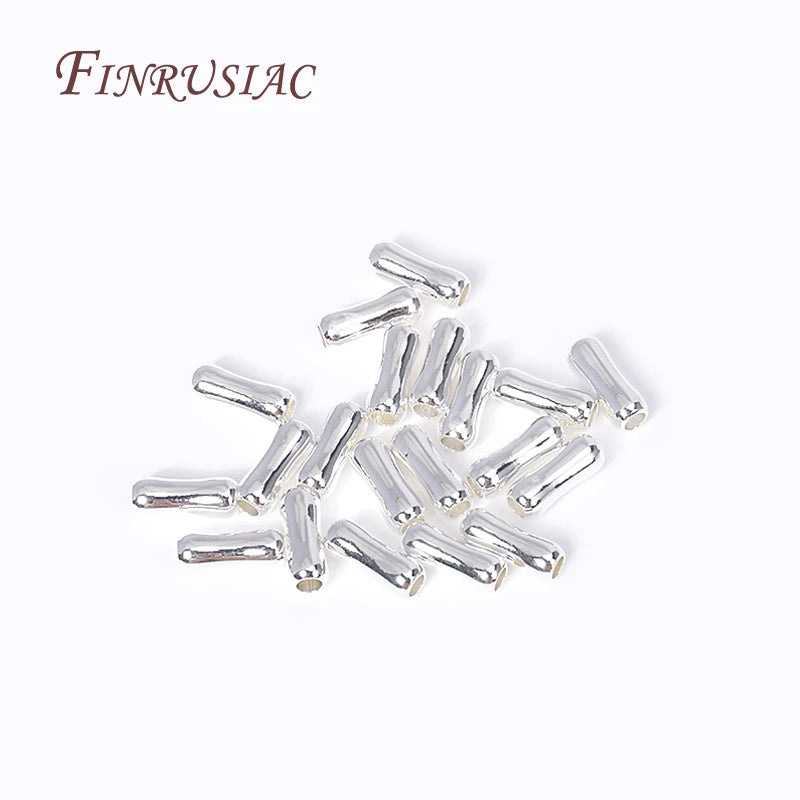 18K Gold Plated Brass Bone Tube Spacer Beads – DIY Jewelry Jewelry Spacer Beads P3