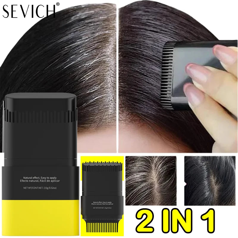 Sevich Hair Dye Stick – Gray Root Coverage 3 Colors 15g Hair Color Stick P3