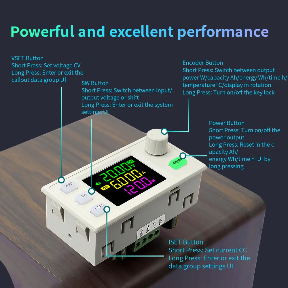 Gaqqee 60W/120W CNC DC Buck-Boost Converter | MPPT Solar DC Power Converter P3