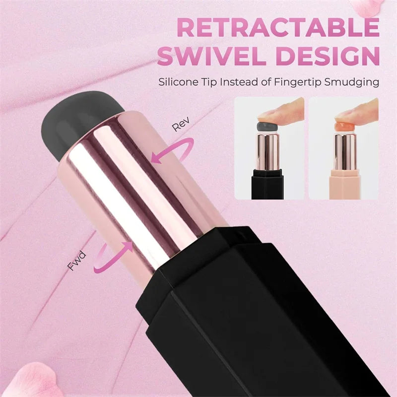 Retractable Silicone Lip Brush with Lid – Lipstick & Concealer Silicone Lip Brush P3