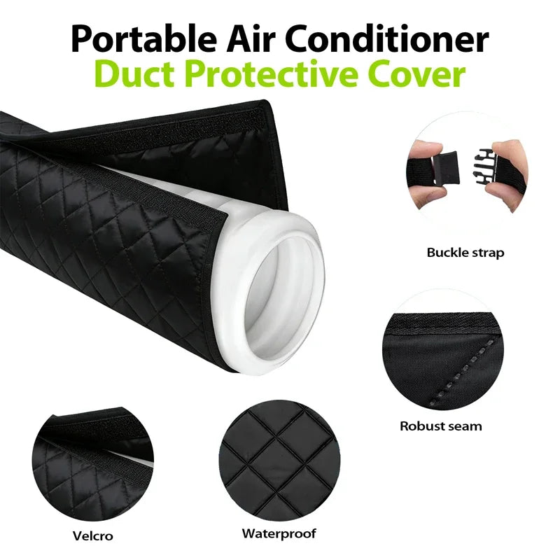 AC Hose Insulation Cover – Waterproof Sleeve with Buckle Straps AC Hose Cover P3