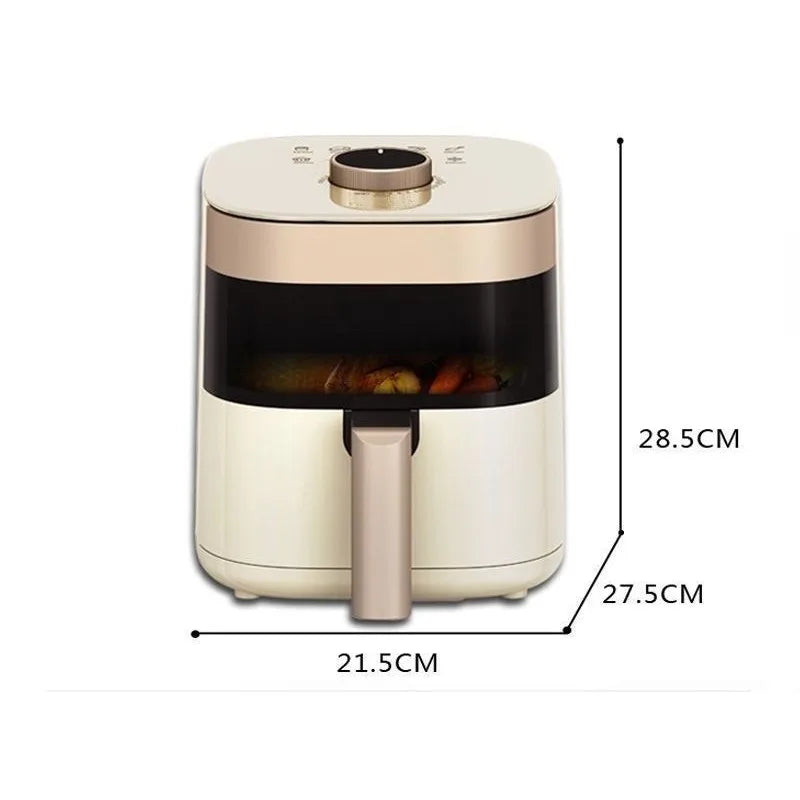 DUTRIEUX Large Capacity Visible Air Fryer | Viewing Window Air Fryer P3