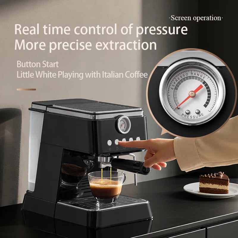DUTRIEUX Semi-Automatic Espresso Machine | Grinder & Frother Espresso Machine P3