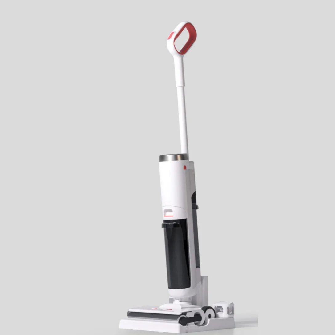 DUTRIEUX F11 Cordless 15kPa Steam Mop & Vacuum Floor Washer Cordless Steam Mop P3 White EU-21.6V